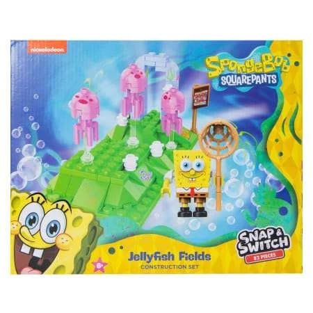 スポンジボブ　Building blocks jellyfish Amazon.com: SpongeBob SquarePants Jellyfish Fields Snap & Switch