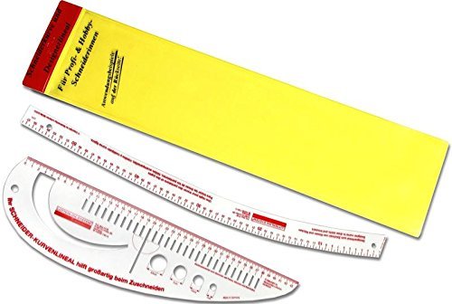 Kit regla de patronaje completo. 2 REGLAS de patroneje para tus creaciones profesionales