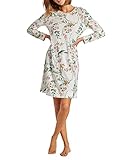 Ringella Damen Nachthemd im Blumendessin Champagner 38 2511016,Champagner, 38