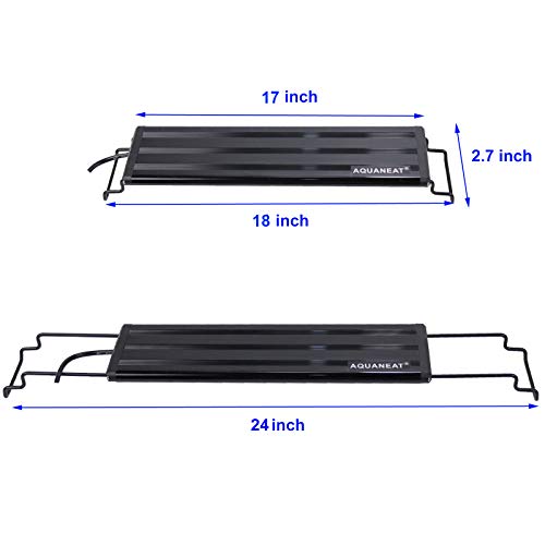 Aquaneat Led Aquarium Light Full Spectrum For 18 Inch To 24 Inch Fish Tank Light Fresh Water Light Multi-Color #TOP2