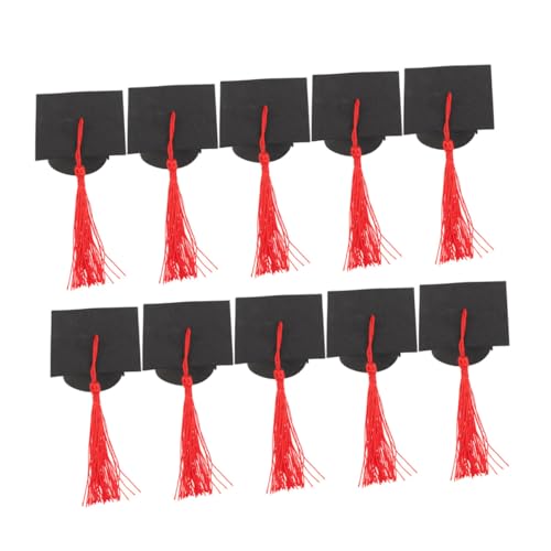 Cabilock 2pièces Chapeau De Diplôme Miniature Décorations Pour Gâteaux De Remise De Diplôme Cupcakes Et Desserts