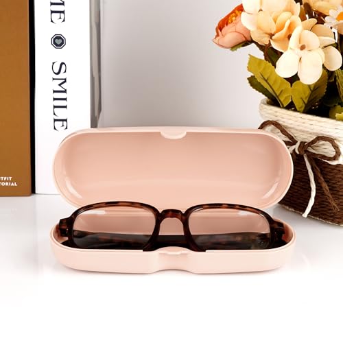 Image of 2 Pcs Plastic Eyeglasses Cases, Portable Transparent Eye Glasses