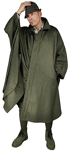 Cape de chasse en loden Hubertus protection pluie silencieuse vert - 4