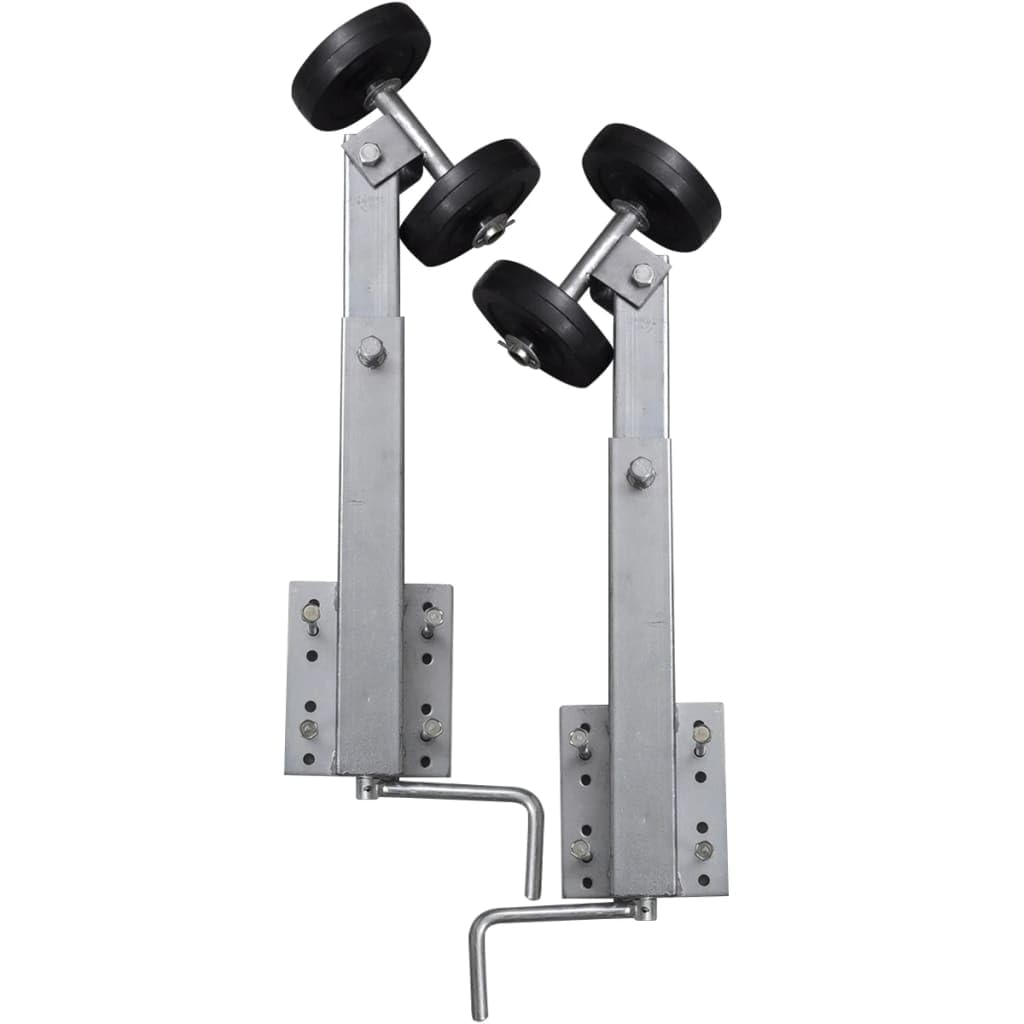 vidaXL Soportes con Rodillos de Remolque de Embarcaciones 59-84 cm Apoyo Barca