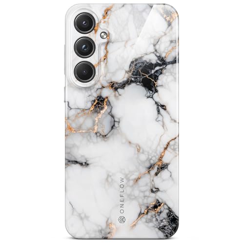 Coque Samsung S20 FE ONEFLOW Bliss marbre blanc et doré avec protection caméra