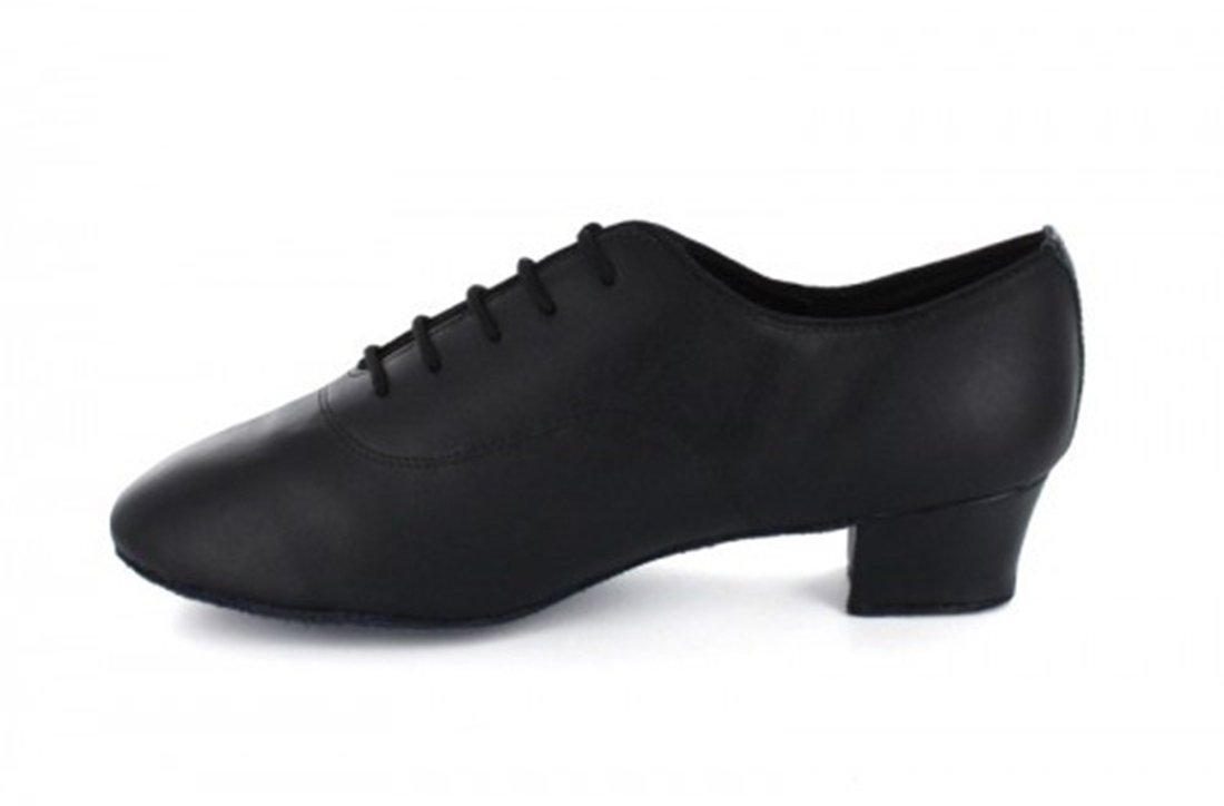 MGM-Joymod Men's Classic Lace-up Closed Toe Practice Chacha Salsa Tango Jazz Rumba Ballroom Latin Modern Dance Shoes/Black 6 M US