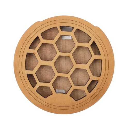 Totority Elegant Wood Carvings Sound Hole Cover for Acoustic Guitar 40/41-inch Guitar Accessories Pick Guard Noise Reducer