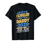 Photo Gallery divertente ho livellato fino a papà 2025 prima volta papà maglietta Photo Gallery divertente ho livellato fino a papà 2025 prima volta papà maglietta