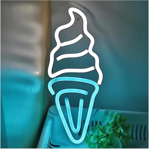 Lampe néon glace décoration murale idée cadeau originale - 4