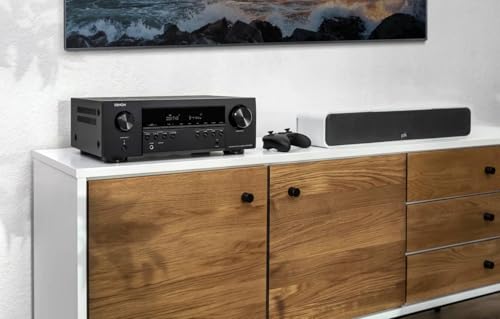 Denon AVR-S660H 5.2-Kanal AV-Receiver, Dolby Surround Sound, 6 HDMI Eingänge Und 1 Ausgang, 8K...