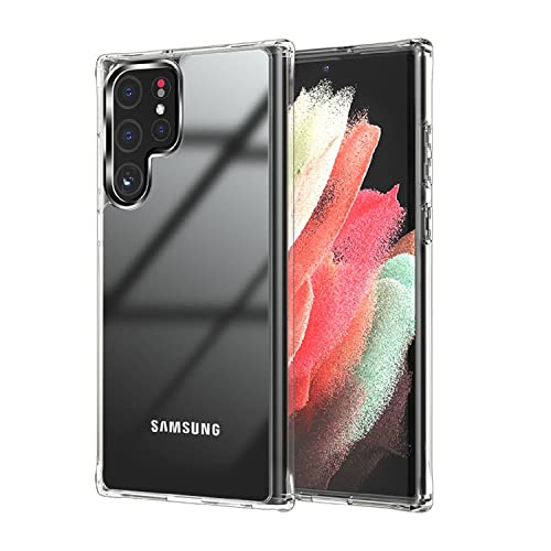 Image of Case Creation Brand - Mobile Cover for Samsung Galaxy S22 Ultra (Soft & Flexible Back Case), Transparent