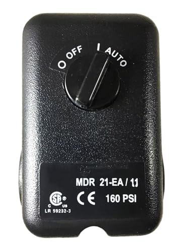 MDR21-EA/11 0101SP D2000HSSV5 321020000F for Condor AIR COMPRESSORS Switch Unloader ON-Off Lever Pressure 4 Port Size: 1/4