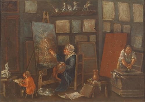 Art Mural le Peintre de Pietro Longhi poster graffiti moderne