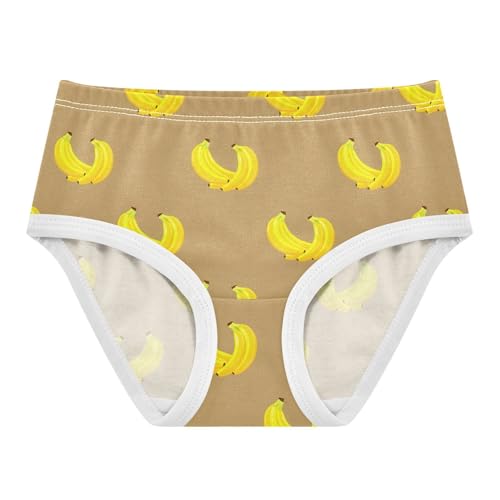 Girls' Underwear Banana Toddle Brief Panties 2-8 Years 20300731