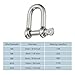 PATIKIL Screw Pin Shackle 5mm 3/16