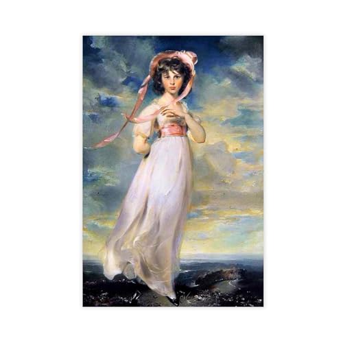 Toile pour chambre à coucher Pinkie Thomas Lawrence - Décoration esthétique