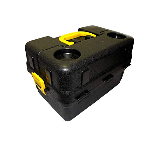 Caixa Pesca 6 Bandejas Articuladas Hi 6bj Completa + Enrolador+Porta carretel