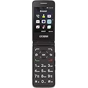 Total Wireless Alcatel MyFlip 4G Prepaid Flip Phone (Locked) - Black - 4GB - Sim Card Included - CDMA