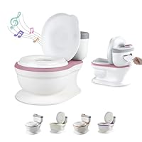Baby Töpfchen - Toilettensitz Kinder - Kinder Töpfchen Mit Musik & Spülgeräusch Für Töpfchentraining - Baby & Kindertoilette - Leicht Zu Entleeren Mit Herausnehmbarem Topf - Potty Training Toilet