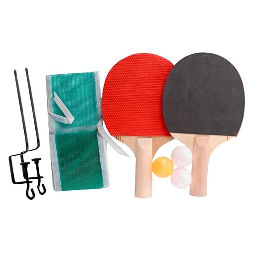 KIt Ping Pong Tênis de Mesa 2 Raquetes 3 Bolas e Rede Com Suporte