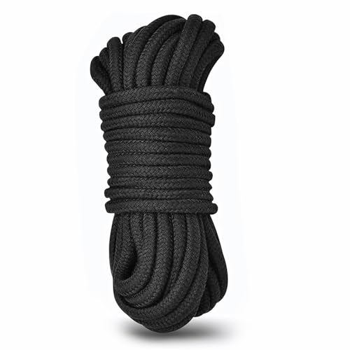 DAGORD Noir Corde en Polypropylène de 10 mm Longueur 10 m Corde Polypropylène d'extérieur...