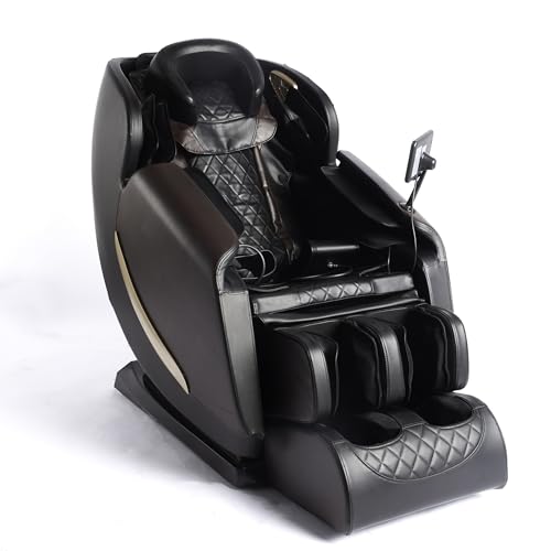 DUPI Sillón de Masaje Eléctrico | Gravedad Cero 3 Niveles | Bluetooth Música | Presoterapia y Calor | Control Digital | Sillón Relax Reclinable, Polipiel, Metal