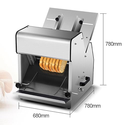 Máquina eléctrica para cortar pan de acero inoxidable miniatura 6