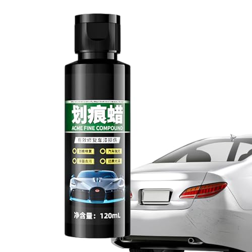 車用ワックスポリッシュ、オートスクラッチリムーバー - スクラッチリムーバー高保護オートワックスクリーム,ポーランドのペーストの修理、バンパーの効率的な塗料除去、ドア