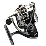 Glewi Mulinello da pesca serie AC2000-7000, bobina in metallo CNC con resistenza massima 12 kg con rapporto di trasmissione 5.2: 1 per pesca sul fiume del lago (AC5000)