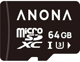 Anona Micro SD Card 64 GB Memory Card, Up to 100MB/s, Suitable Pano 4K Indoor Camera (64 GB)