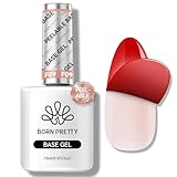 BORN PRETTY ピールオフジェル ジェルネイル ピールオフベースコートジェル 剥がせるベースジェル 大容量 ピールオフベース ベースジェル UV・LED対応 クリア ジェルネイル 15ml