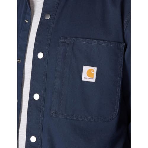 Image of Carhartt Men's 105532 Rugged Flex Relaxed Fit Canvas Fleece-Lined Snap