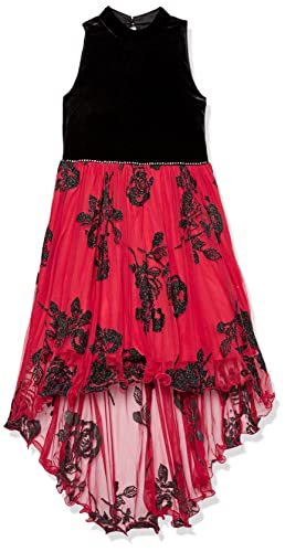 Speechless Girls' Sleeveless High Low Wire Hem Party Dress