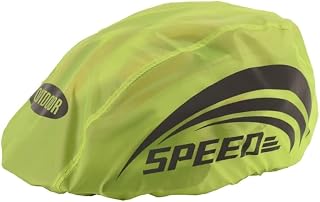Peiiwdc Cycling Helmet Cover Bike Helmet Cover with Reflective Stripes Highly Visible Helmet Cover Waterproof Dustproof Bike Helmet Cover Hat Bike Helmet Cover Waterproof