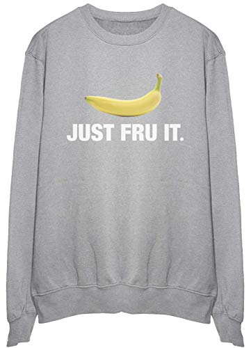 Sweatshirt Eat More Bananas pullover taille M en maille douce