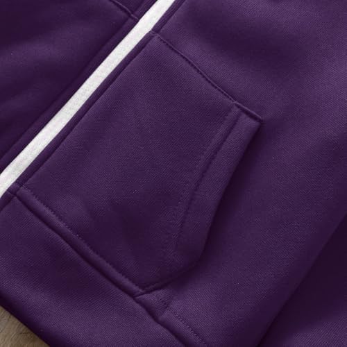 Boys Hoodie Cozy Soft Fleece Zip Up Hoodie Sweatshirt for Girls Youth Solid Jacket Coat for Fall Winter4