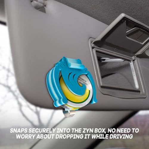 Image of Car Visor Clip Holder for ZYN，Suitable for cans of 2.75 inch*0.78 inch,Universal high-Temperature Resistant Sun Visor Accessories for Bag cansInterior Car Accessories for Organization(Wave)