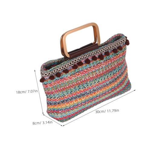 Sac de style décontracté en paille pour des sorties d'été légères