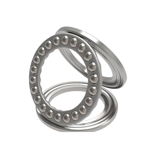 Rodamiento de bolas de empuje 51117 axial contra desgaste mecánico acero plano 1u