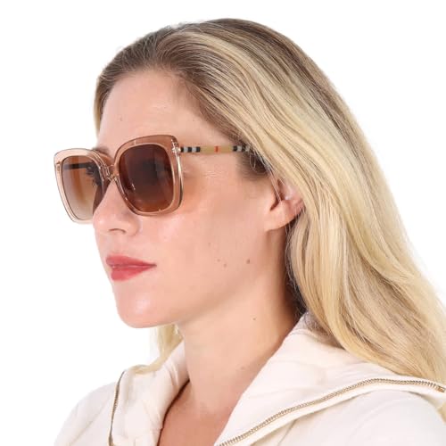 BURBERRY Sunglasses BE 4323 F 400613 Caroll Peach Gradient Brown2