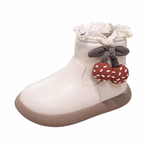 Bottines d'hiver garçon fille avec doublure chaude et tige cloutée tendance pour la neige