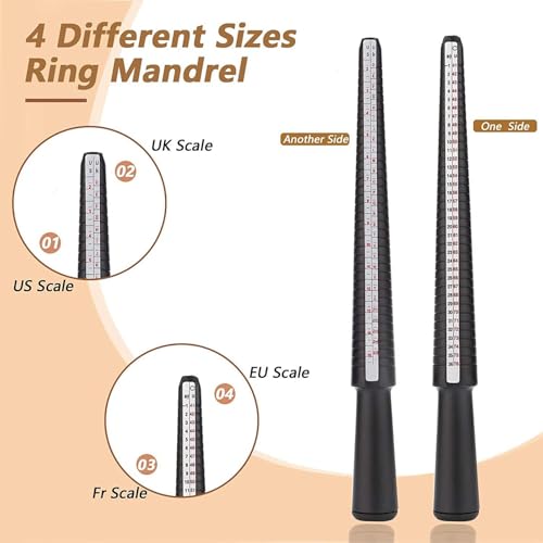 Ensemble d'outils calibrage bague 11 pièces haute précision avec marteau