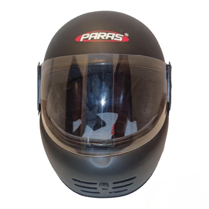 Image of Paras ISI Certified Full Face Helmet for Men and Women with ( Clear Visor Mechanism Size - 580 mm ) Medium