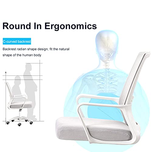 Chaise de bureau ergonomique dossier haut maille respirante - 4