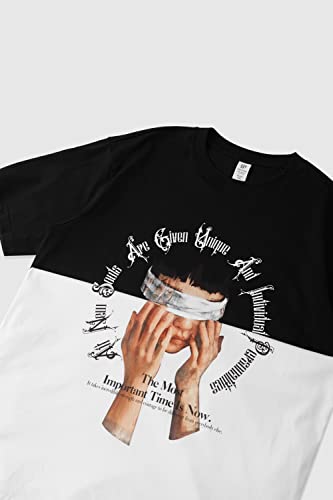 Graphic Tees Men, Vintage Y2K Printed T-Shirt, Summer Unisex Crew Neck Cotton Tops, Casual Shirt for Men, Women2