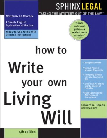 Buy How to Write Your Own Living Will — BookShops.in