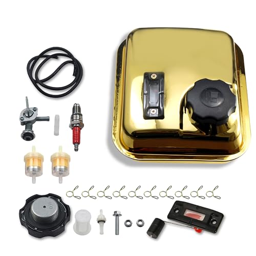 Upgrade Mirror-Gold Gas Fuel Tank with Fuel Level Gauge fit