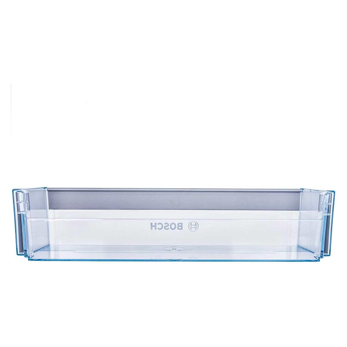 Recamania Estante Botellero Frigorífico Compatible con BOSCH 00709646 | Sustituye 00744473, 00705901, 00704751 | Transparente sin Embellecedor | 442 x 124,9 x 100 mm