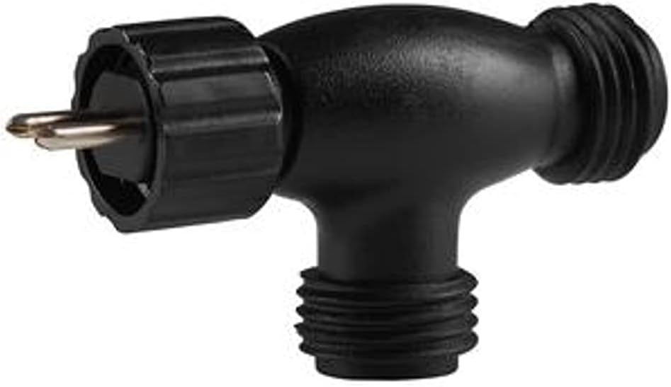 Ellumiere 12 Volt Low Voltage Garden Lighting Cable, Plug and Play System (T-Piece Connector)
