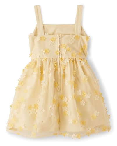 The Children's Place,Girls,Dressy Dress, Short SleeveVanilla Wafer,12 - image 3